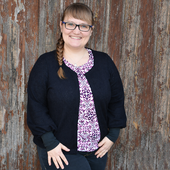 Beamer + A0 + A4 lovely lady cardigan 34-56 Jacke Bolero Schnittmuster