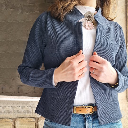 Beamer + A0 + A4 lovely lady cardigan 34-56 Jacke Bolero Schnittmuster
