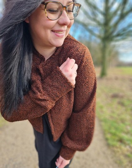 Beamer + A0 + A4 lovely lady cardigan 34-56 Jacke Bolero Schnittmuster
