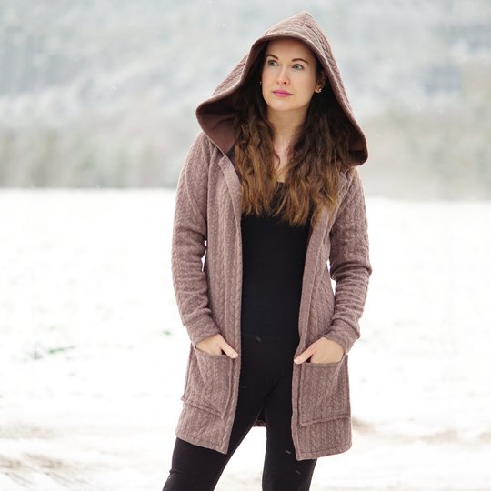Beamer + A0 + A4 lovely lady cardigan 34-56 Jacke Bolero Schnittmuster