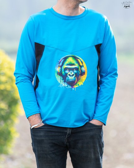 lovely men split shirt XS - 6XL Schnittmuster T-Shirt Herrenshirt Männer