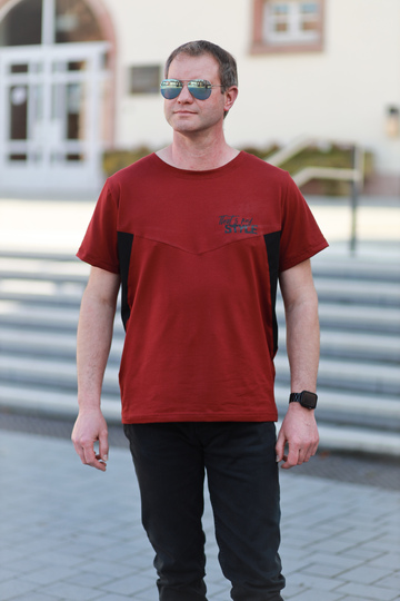 lovely men split shirt XS - 6XL Schnittmuster T-Shirt Herrenshirt Männer