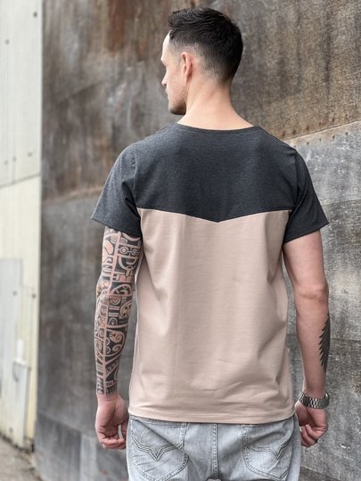 lovely men split shirt XS - 6XL Schnittmuster T-Shirt Herrenshirt Männer