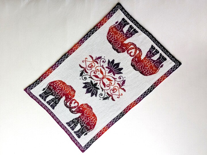 Babydecke "Elefantenliebe" - Doubleface Strickanleitung