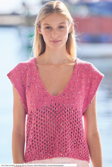 Shirt mit Netzmuster
