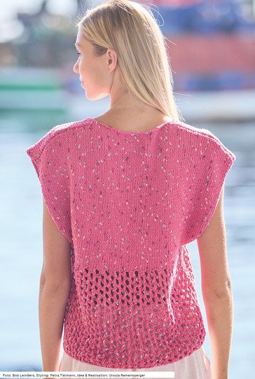 Shirt mit Netzmuster