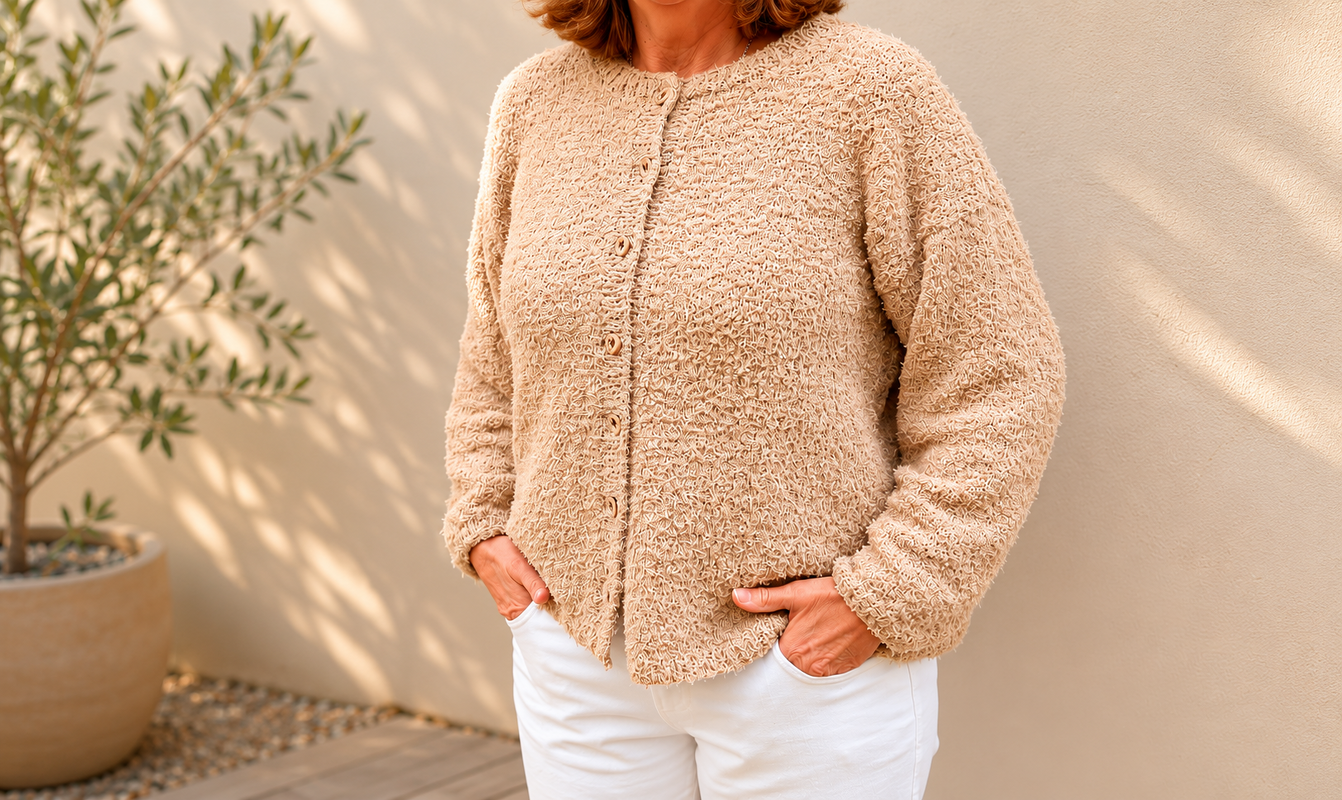 Strickjacke Nola stricken | Cardigan Anleitung Damen | Sommerjacke mit I-Co