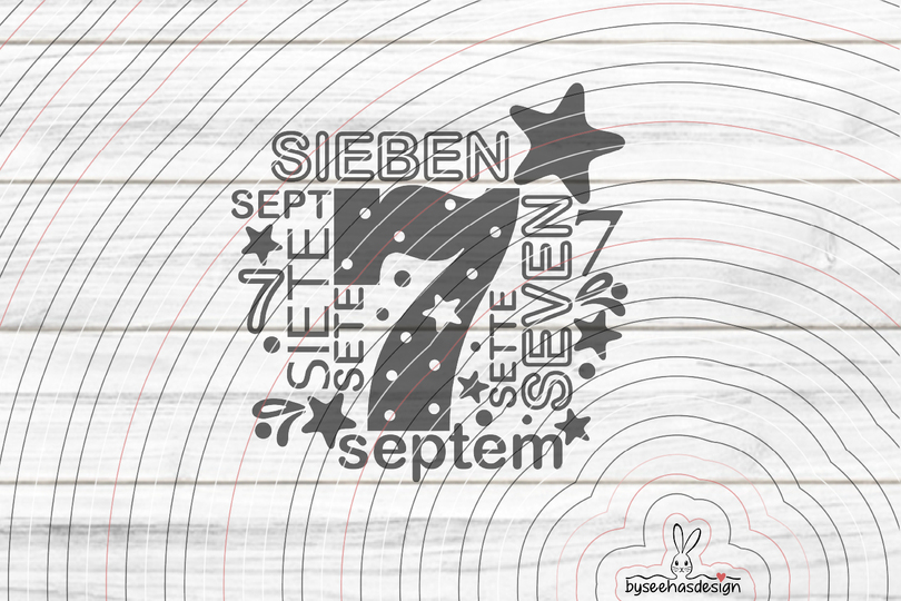 Sieben Plotterdatei SVG DXF