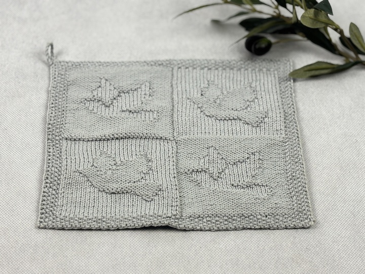 Waschlappen Taube - Frieden – Eine Strickanleitung