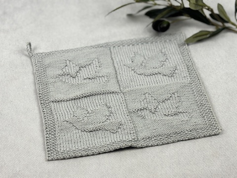 Washcloth Dove - Peace – Knitting Instructions