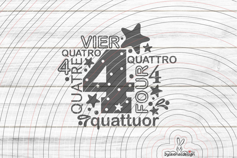 Vier Plotterdatei SVG DXF