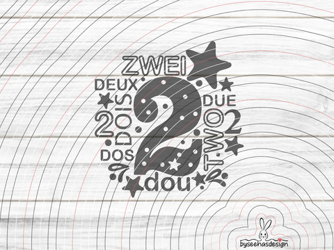 Zwei Plotterdatei SVG DXF