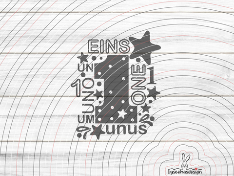Eins Plotterdatei SVG DXF
