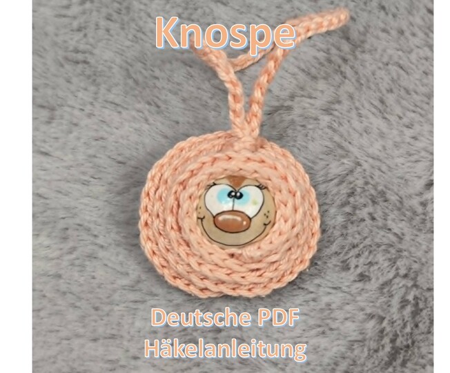Häkelanleitung: Knospe als Sorgenwürmchen