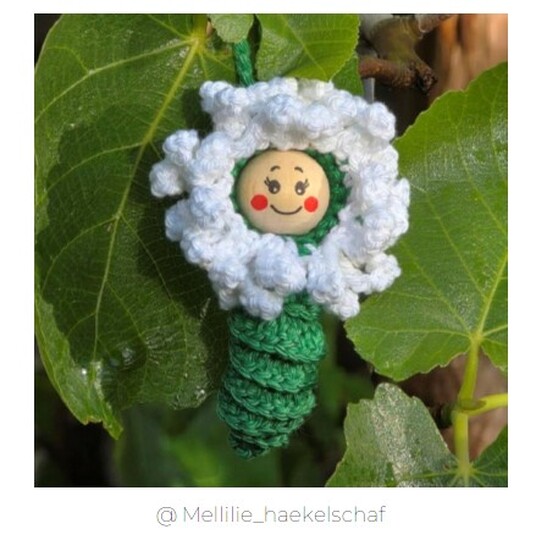 Crochet Pattern Daisy Worry Worm