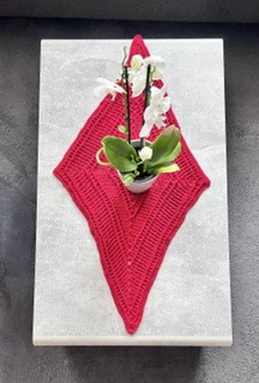 Diamant Häkeldeckchen