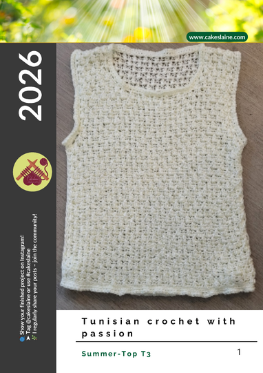 Summer Top in Tunisian Crochet – Advanced Beginners & Intermediate
