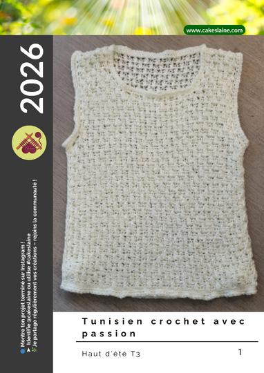 Summer Top in Tunisian Crochet – Advanced Beginners & Intermediate