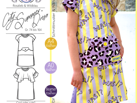 E-Book Schnittmuster City.Summer.Dress Gr. 74 bis 164