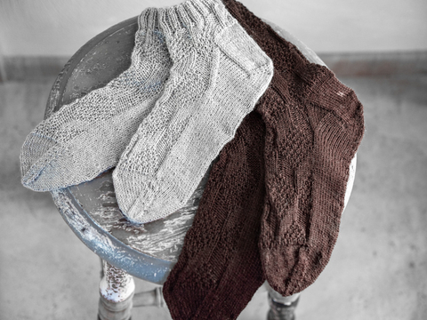 Be Multifaceted sock knitting pattern sizes ladies 5.5 to men 15