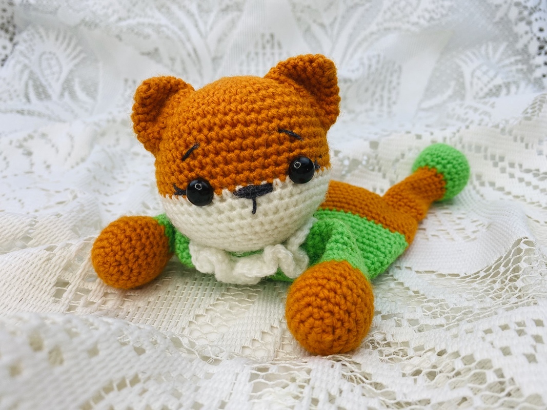 Amigurumi Hugging Fox, Perfect First Toy for Newborns - Image 7