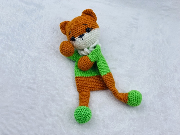 Amigurumi Hugging Fox, Perfect First Toy for Newborns