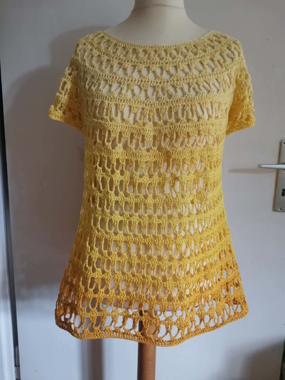 Tunika/Shirt/Kleid Summer Glow, Häkelanleitung