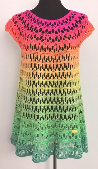 Tunika/Shirt/Kleid Summer Glow, Häkelanleitung