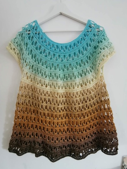 Tunika/Shirt/Kleid Summer Glow, Häkelanleitung