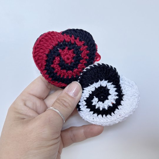 Spiralherz Fidget Spielzeug, Herz m. Perlen, Klick Klack Sensorik Spielzeug