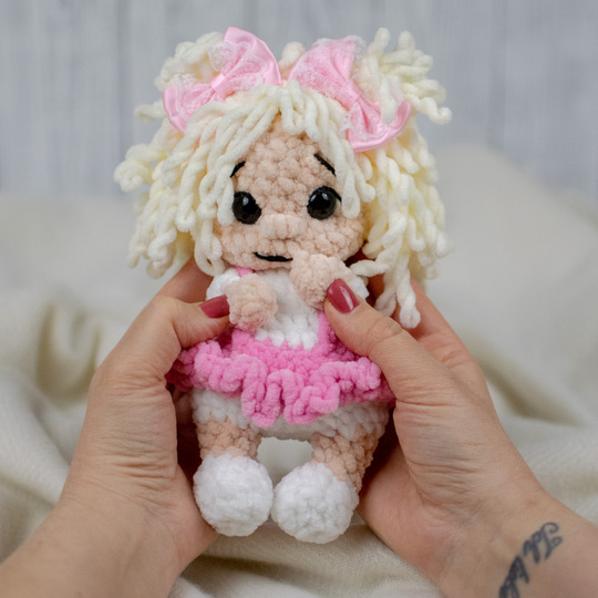 Crochet Ballerina Doll Pattern – Cute Plush Amigurumi Girl PDF Tutorial
