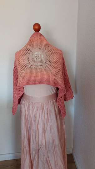 Häkelanleitung, elegante Stola "Magic Wings"