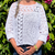 Pulli mit Blätterranken längs und quer- Häkelanleitung