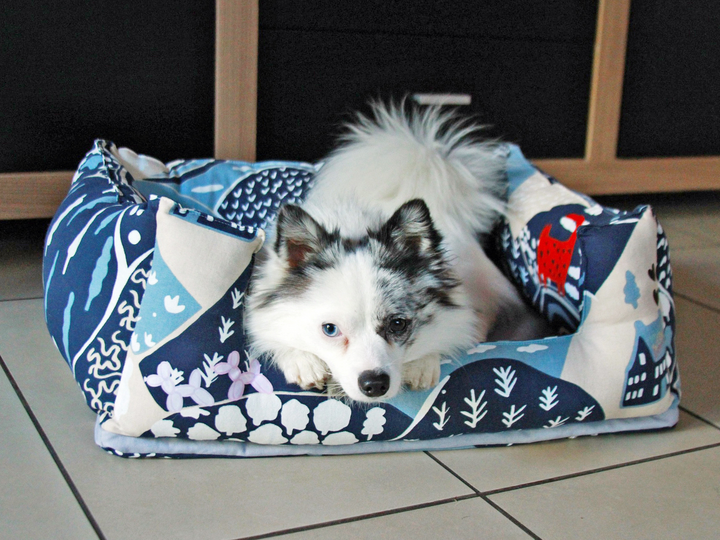 Hundebett / Katzenbett Alma - PDF Schnittmuster & Nähanleitung mit Video