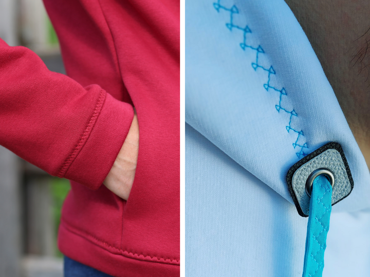 Nafi Hoodie Pullover - PDF Sewing Pattern & Instructions with Video