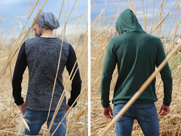 Nafi Hoodie Pullover - PDF Sewing Pattern & Instructions with Video