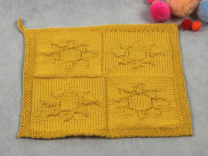 Washcloth Sun - Joy – Knitting Instructions