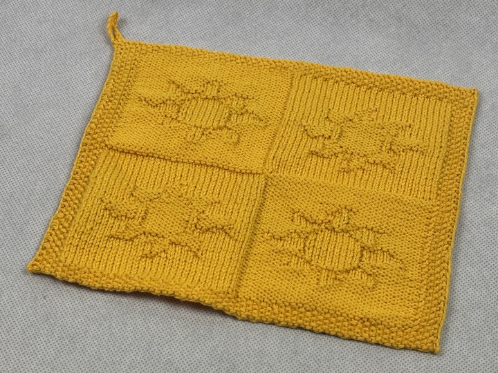 Washcloth Sun - Joy – Knitting Instructions