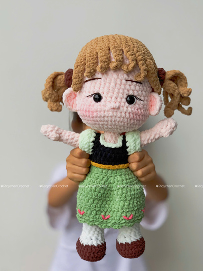 Little Ice Princess Doll Crochet Pattern - PDF Pattern in English Only