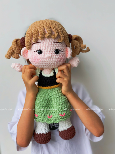 Little Ice Princess Doll Crochet Pattern - PDF Pattern in English Only