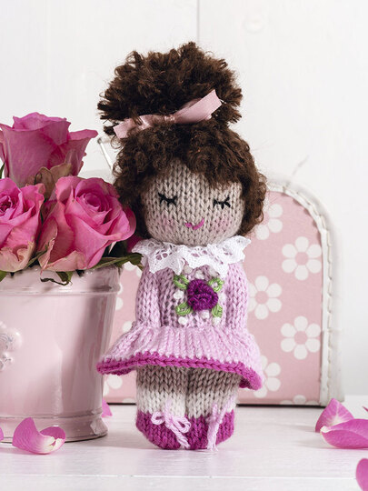 Frühlings Püppchen, gestrickt
