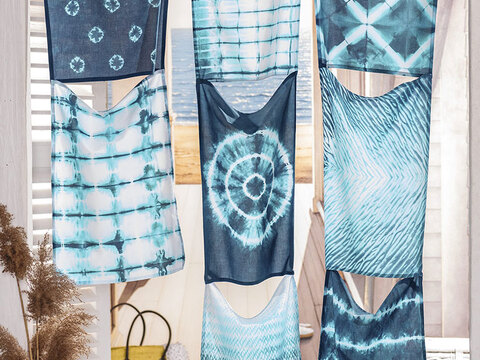 Färbetechnik  Shibori, Lehrgang