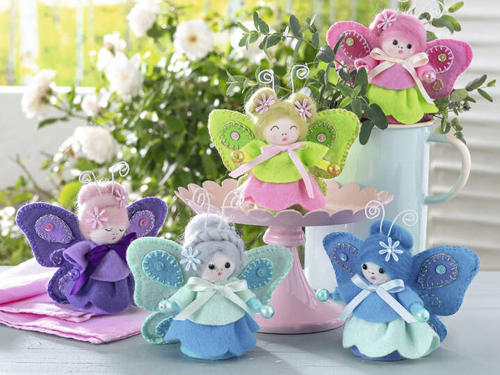 Schmetterlings Püppchen-Windlicht