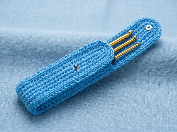 Crochet Pattern – Practical Pencil & Crochet Hook Case