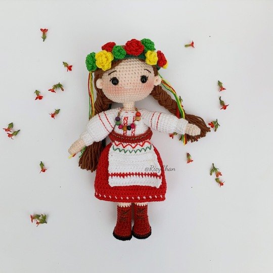 Amigurumi Doll Crochet Pattern: Amira Doll (PDF English Tutorial)