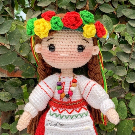 Amigurumi Doll Crochet Pattern: Amira Doll (PDF English Tutorial)