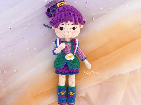 Crochet Doll Pattern (9 inches): ORMY Amigurumi