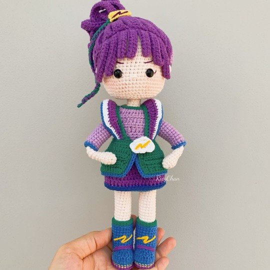 Crochet Doll Pattern (9 inches): ORMY Amigurumi