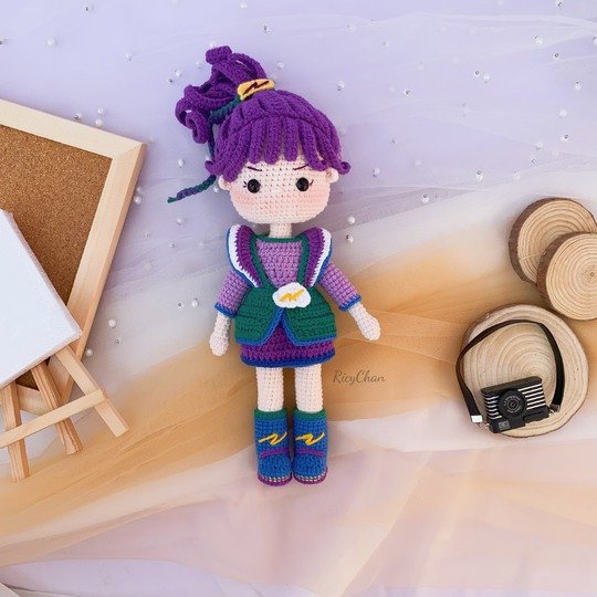 Crochet Doll Pattern (9 inches): ORMY Amigurumi