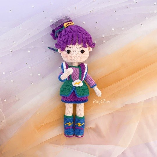 Crochet Doll Pattern (9 inches): ORMY Amigurumi